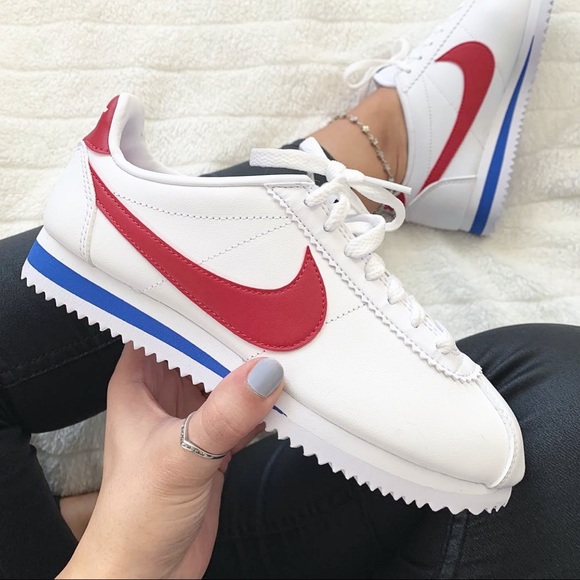 NIKE Basic Cortez Leather Sneakers Shoes New - Picture 4 of 14
